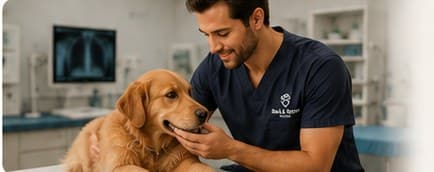 Dr. Ethan Brooks with a patient
