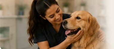 Dr. Olivia Bennett with a patient